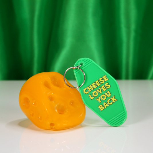 Cheese Loves You Back Keychain