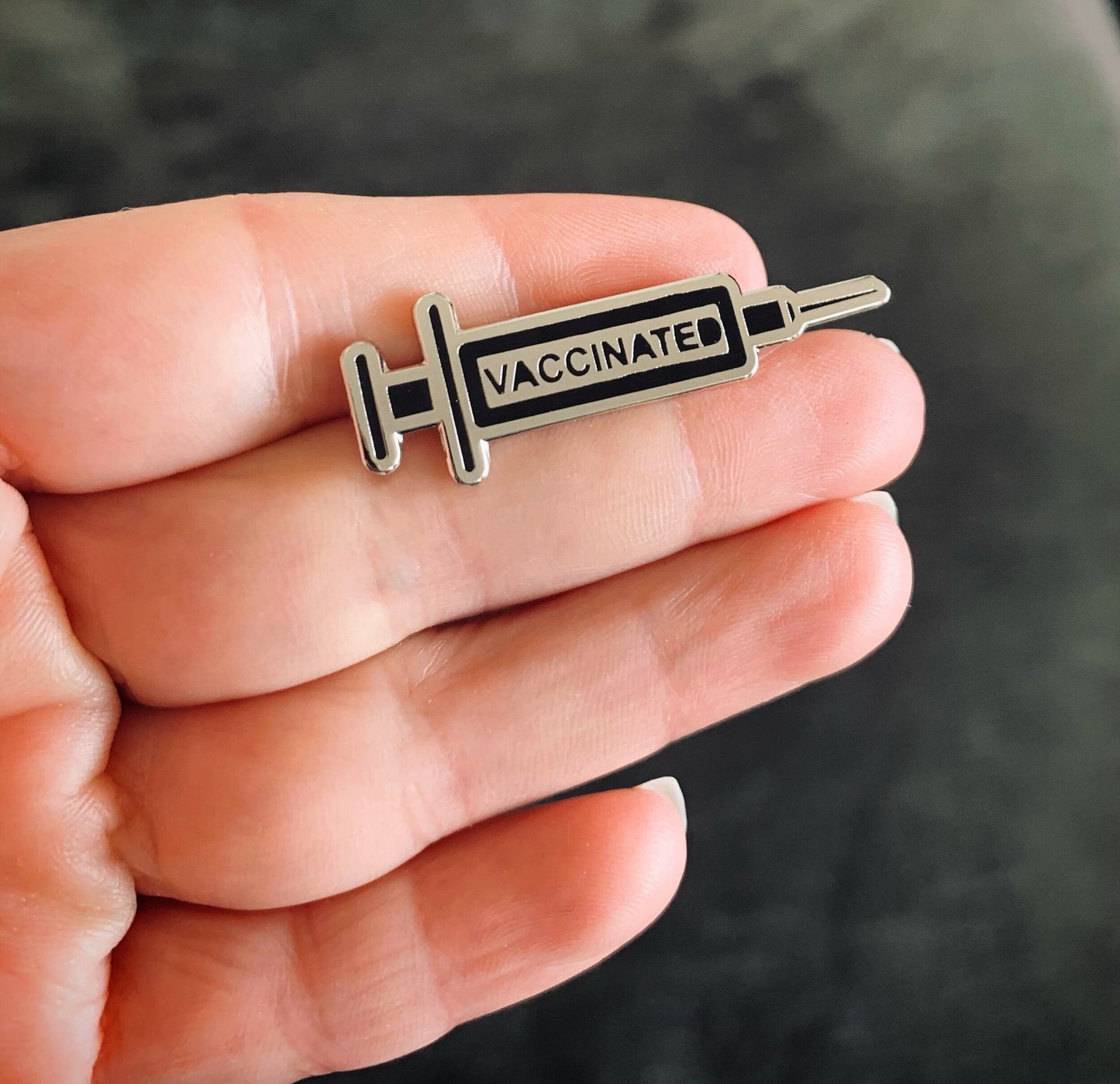 Vaccinated Pin